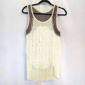 We The Free High Low Thermal Tank Top Size XS